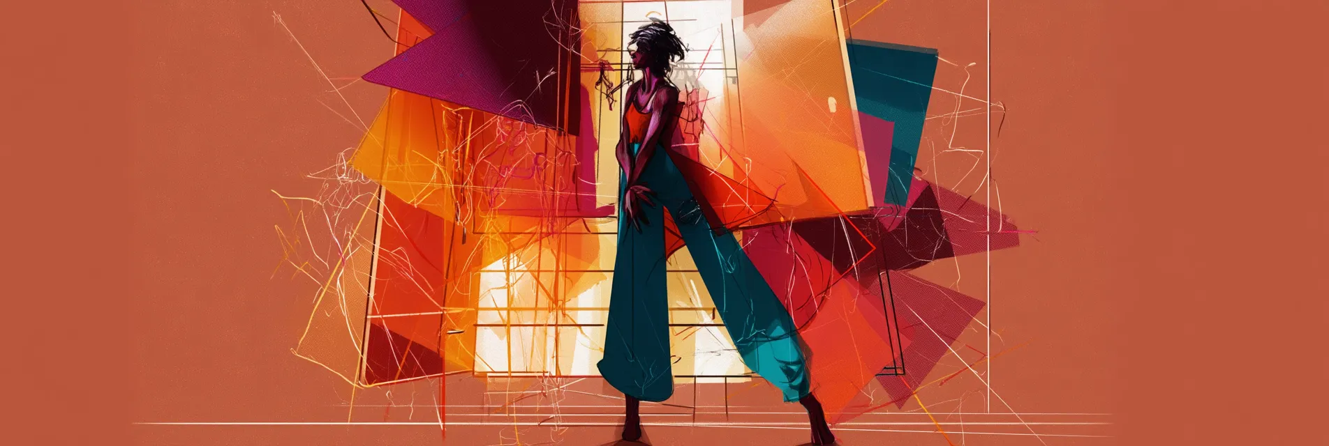 Dressed to be Here—Kinfolx fashion label banner